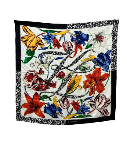 カールラガーフェルド スカーフ シルク100% レディース KARL LAGERFELD