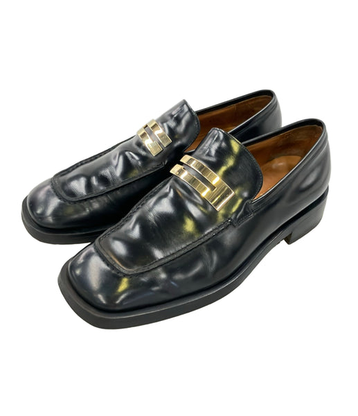 GUCCI ローファー スクエアトゥ Gプレート メンズ SIZE 41 1/2 E (26.5