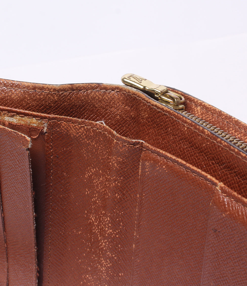 訳あり LOUIS VUITTON 二つ折り財布 コンパクト ジップ モノグラム M61667 レディース メンズ ルイ・ヴィトン