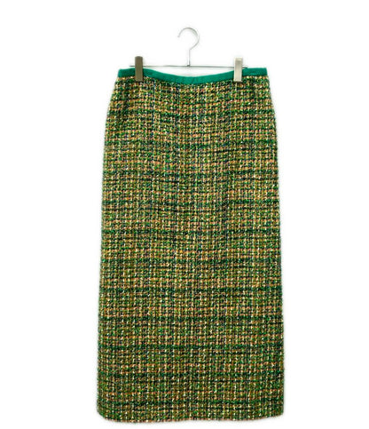 Drawer ツイードジップスカート 6524-266-1658 レディース SIZE 40 ドゥロワー