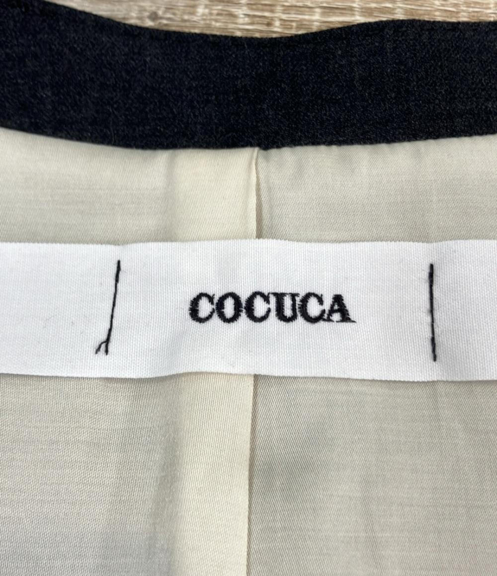 COCUCA ベスト ラウンド 比翼 6149-72-01000 レディース コキュカ