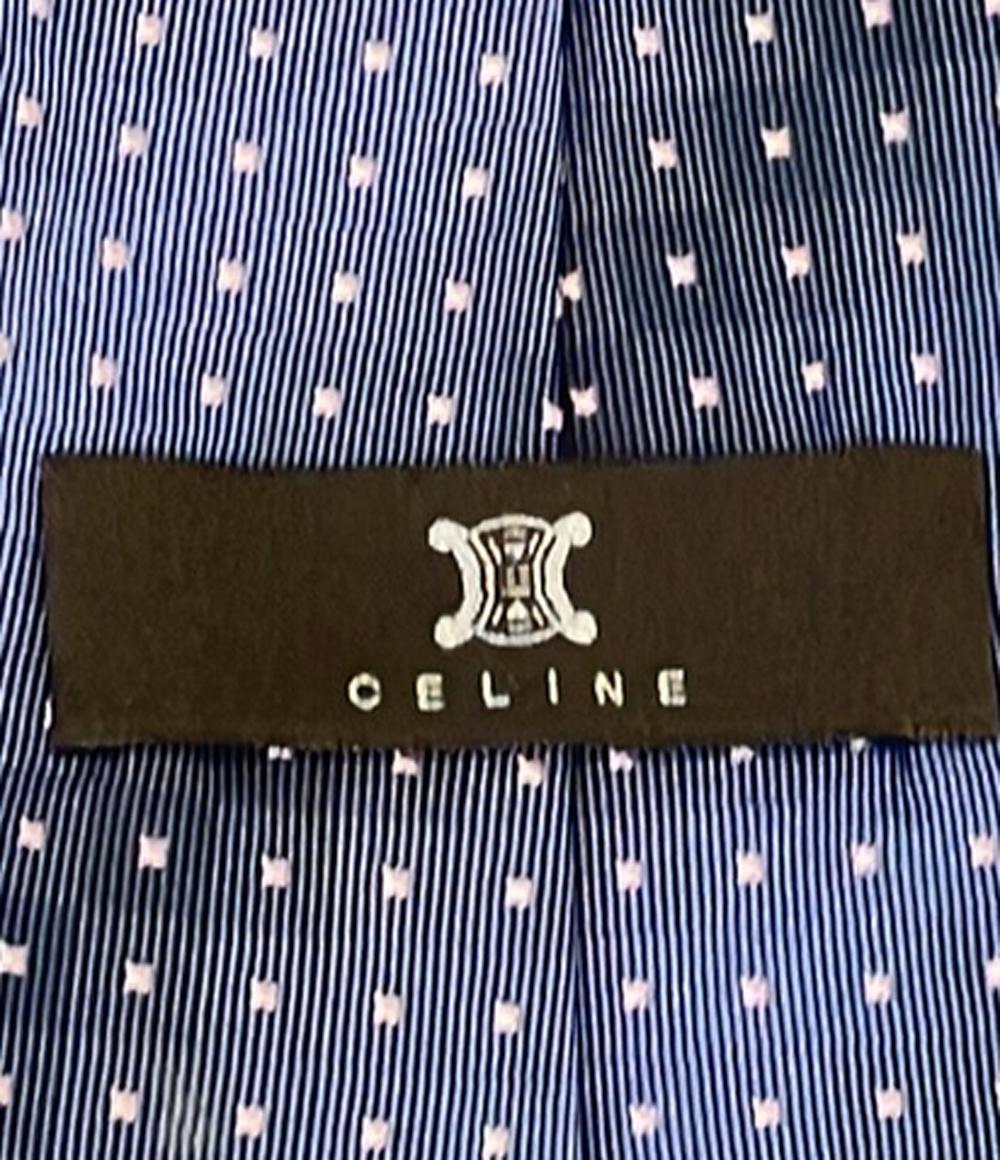 セリーヌ ネクタイ シルク100% メンズ CELINE