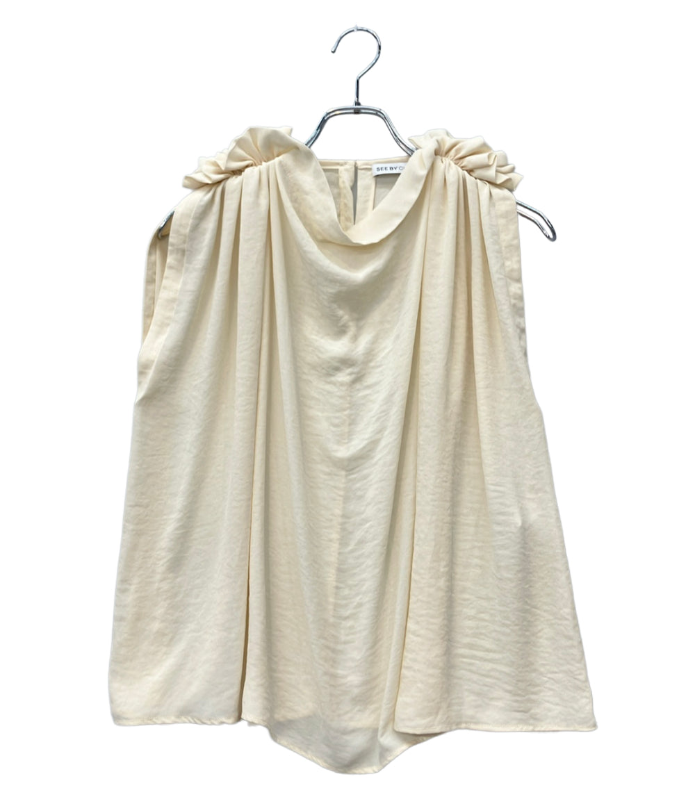 美品 SEE BY CHLOE ノースリーブシャツ レディース SIZE 40 (L) シーバイクロエ