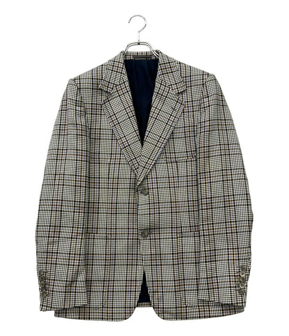GUCCI テーラードジャケット 裏地騎士 千鳥柄 CTX 75907G メンズ SIZE 48R (L) グッチ