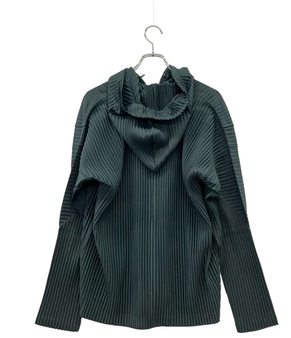 HOMME PLISSE ISSEY MIYAKE ジップアップ パーカー メンズ SIZE 3 オム