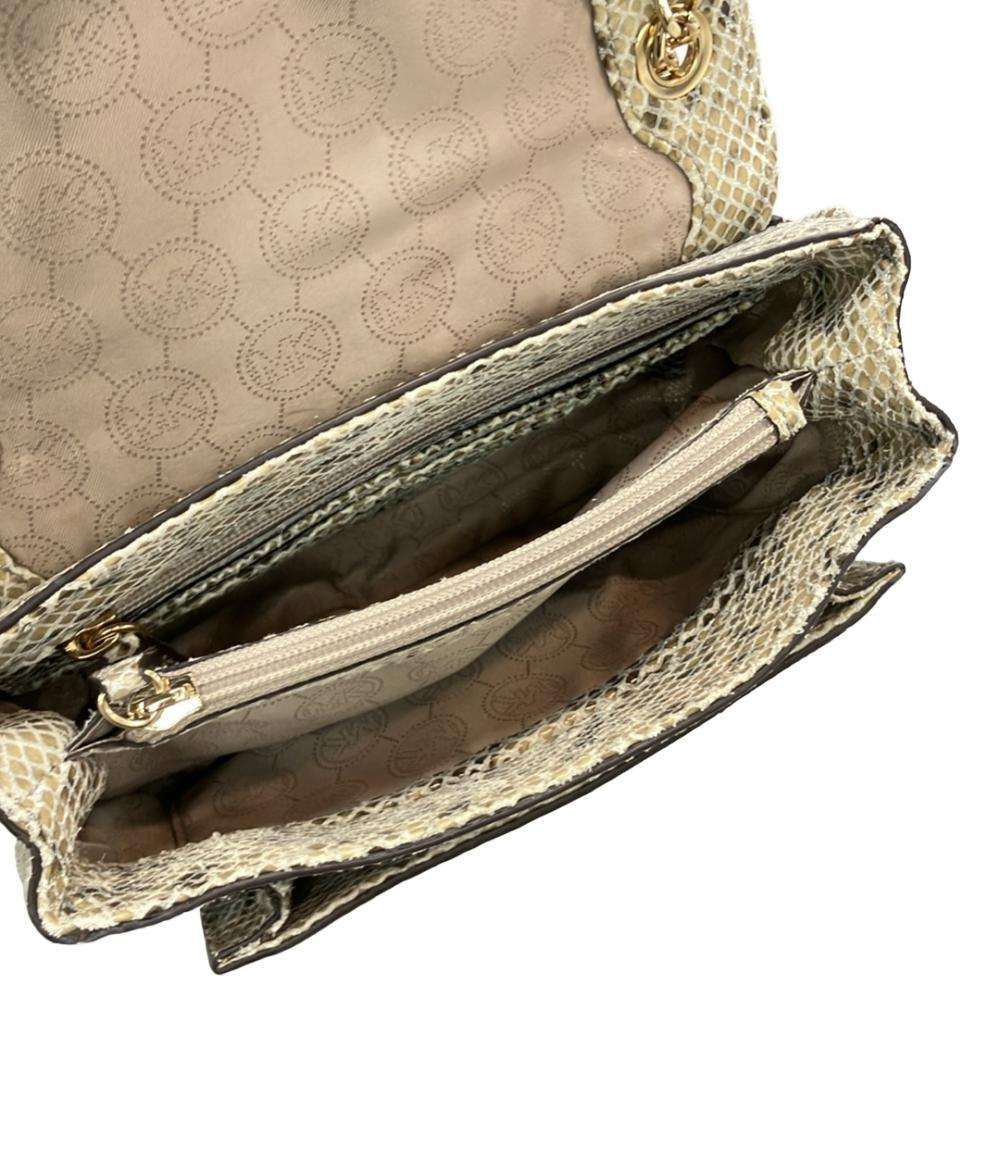 マイケルコース ショルダーバッグ 肩掛け パイソン ヘビ柄 レディース MICHAEL KORS