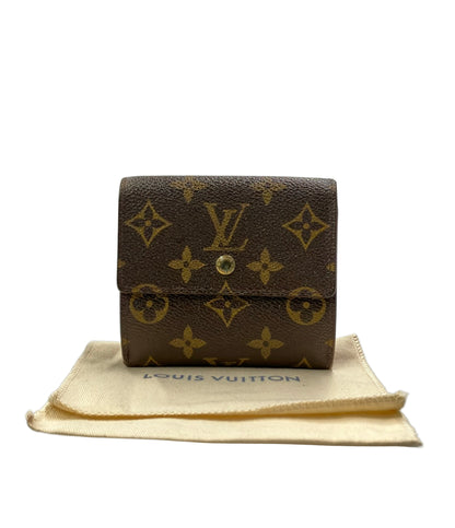LOUIS VUITTON ダブルホック 二つ折り財布 ポルトモネ ビエ カルトクレディ モノグラム M61652 レディース ルイ・ヴィトン
