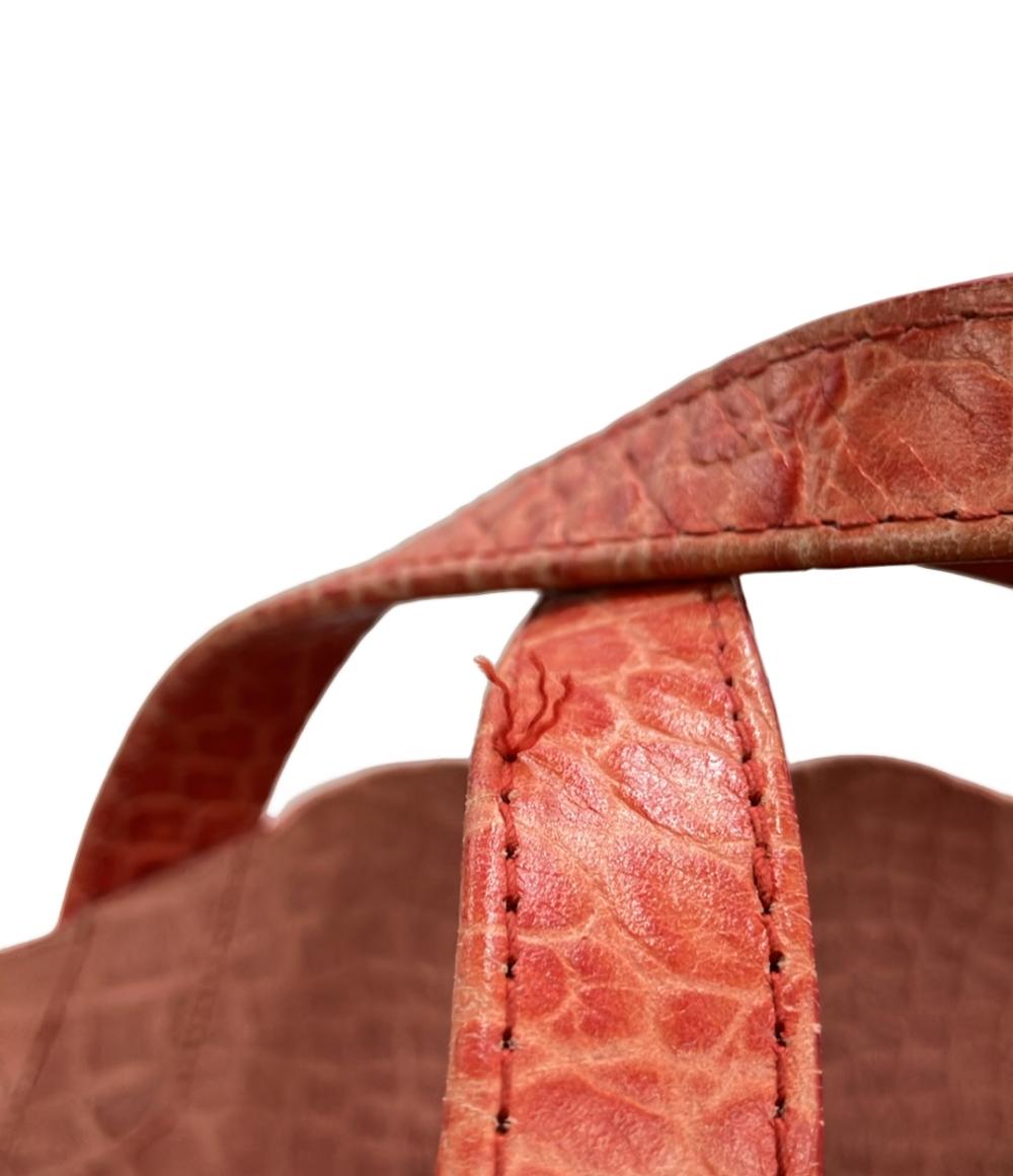 Furla ハンドバッグ クロコ型押し レディース フルラ