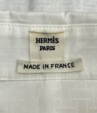 美品 HERMES 半袖 ワンピース ジップアップ 4E0532DB レディース SIZE 36 (S) エルメス