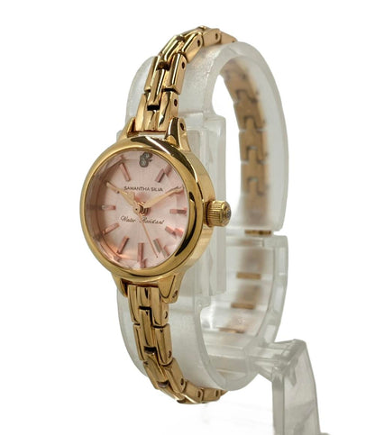 SAMANTHA SILVA 腕時計 クオーツ ピンク レディース サマンサシルヴァ