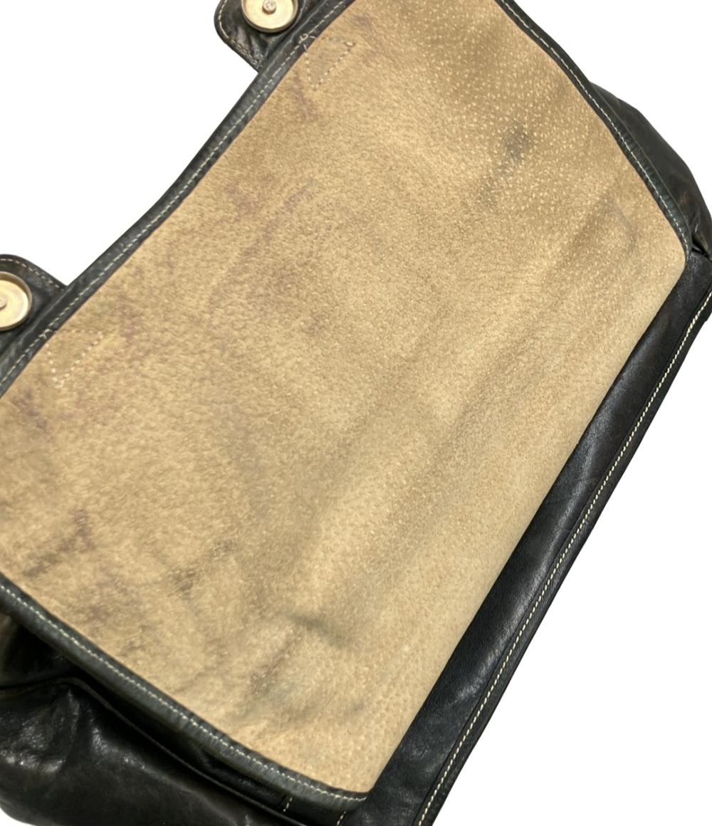 HIROFU ハンドバッグ ショルダーバッグ 2WAY 斜め掛け レザー メンズ ヒロフ