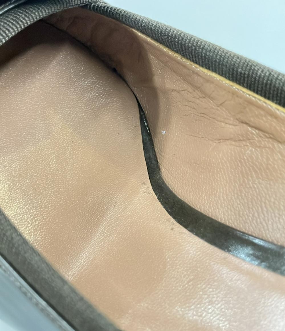 GIORGIO ARMANI ポインテッドトゥパンプス リボン レディース SIZE 37 1/2 ジョルジオアルマーニ