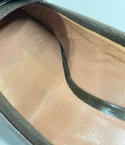 GIORGIO ARMANI ポインテッドトゥパンプス リボン レディース SIZE 37 1/2 ジョルジオアルマーニ