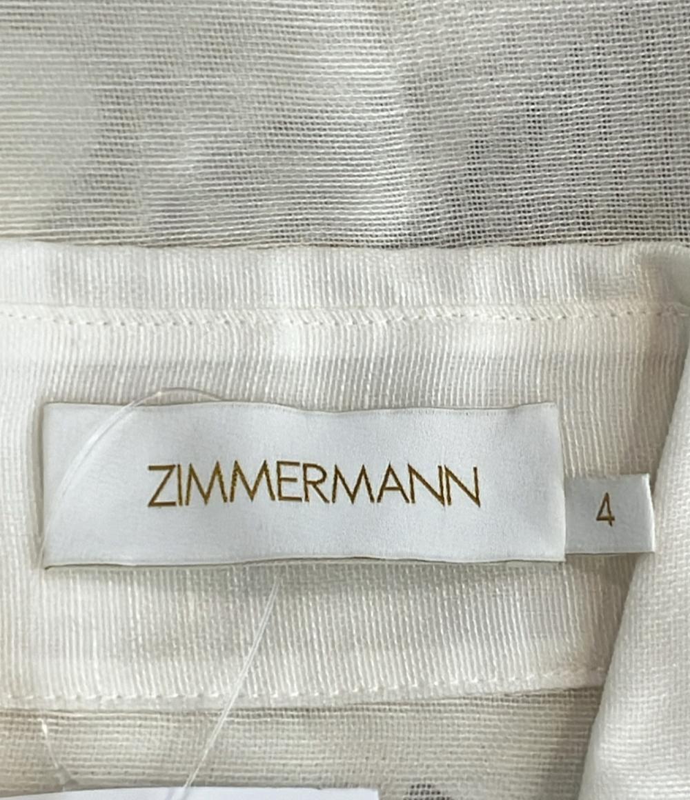 ZIMMERMANN 長袖 ブラウス インナーキャミ付き レディース SIZE 4 ジマーマン