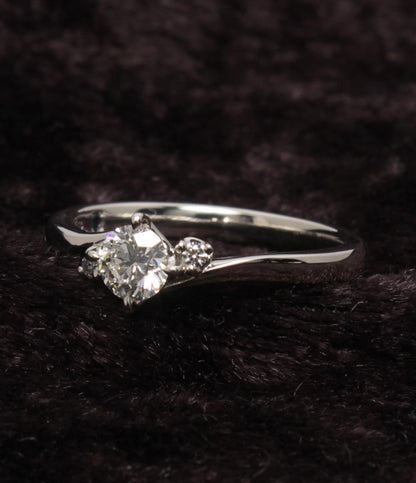 美品 I-PRIMO リング 指輪 Pt950 ダイヤ 0.323ct 0.02ct レディース SIZE 11号 アイプリモ