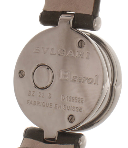 BVLGARI 腕時計 B-zero1 ダイヤインデックス クオーツ ホワイト BZ22S レディース ブルガリ
