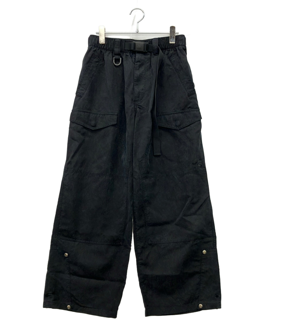 訳あり Y-3 カーゴパンツ ウォッシュド ツイル ベルト タグ付き 25SS JD3522 メンズ SIZE S ワイスリー