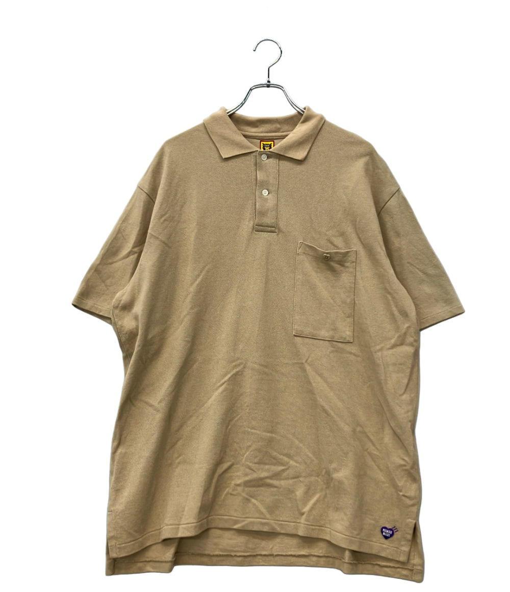 HUMAN MADE 半袖 ポロシャツ メンズ SIZE L ヒューマンメード