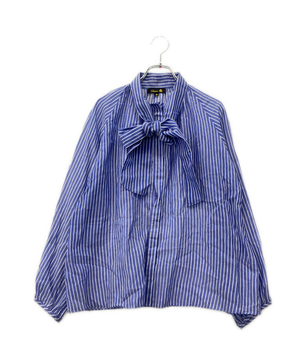 ドゥロワー 長袖 ストライプシャツ 6521-299-1012 レディース SIZE 36 (XS) Drawer Drawer 長袖 ストライプシャツ 6521-299-1012 レディース SIZE 36 (XS