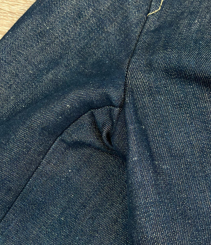 HERMES ノーカラーデニムジャケット レディース SIZE 40 (M) エルメス