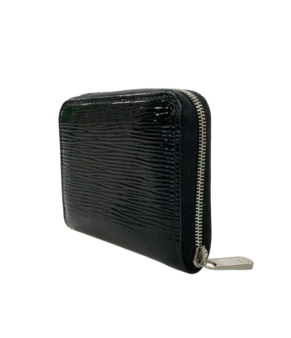 LOUIS VUITTON コインケース パテントレザー エピ ジッピー コイン