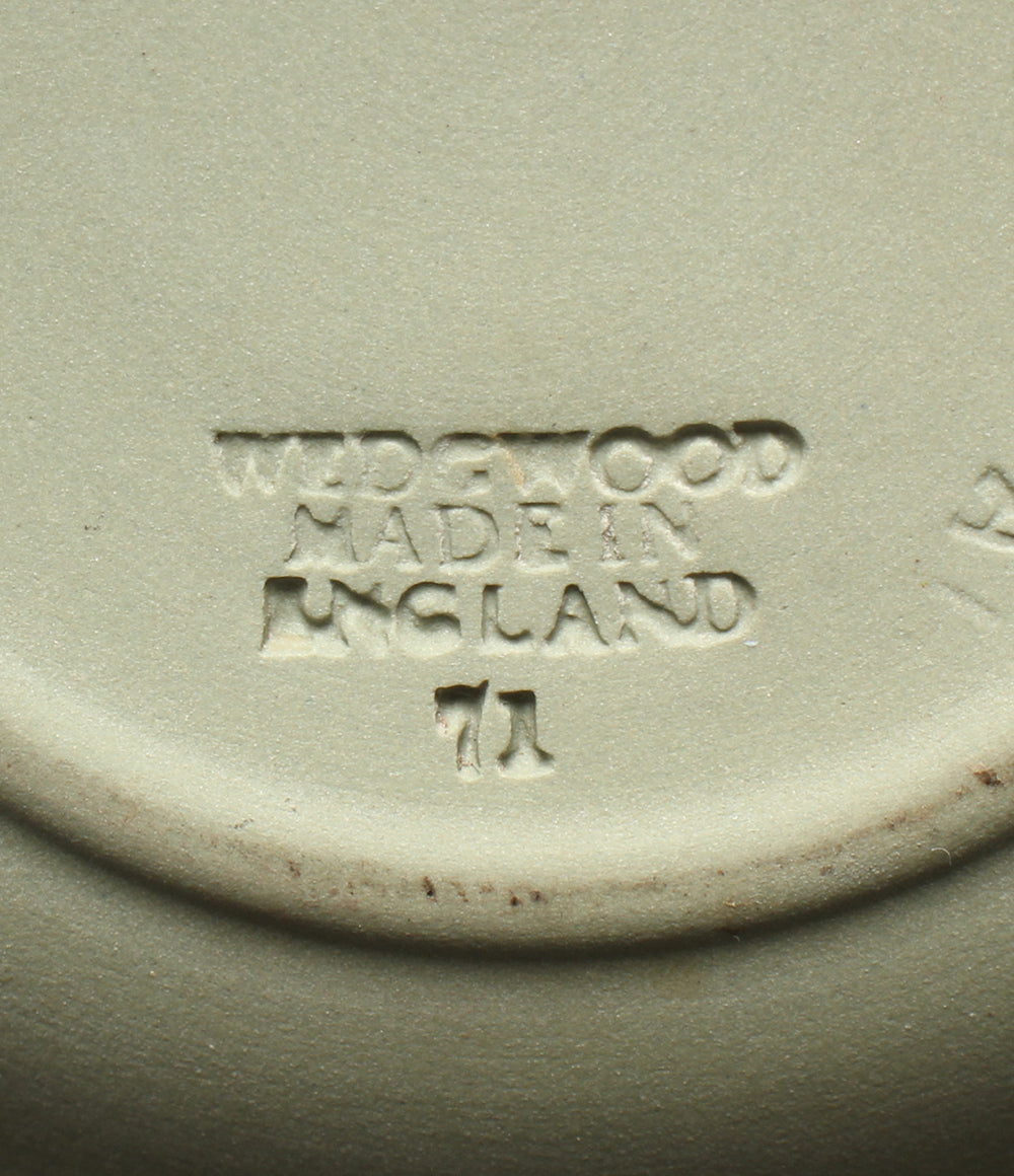 WEDGWOOD ピンディッシュ ラウンド トレイ 11cm ジャスパー セージグリーン ウエッジウッド