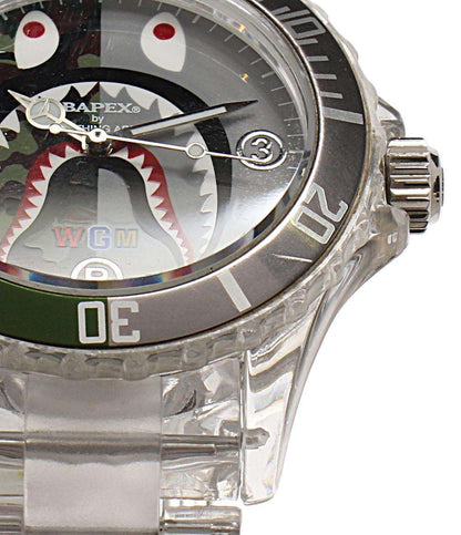 A BATHING APE 腕時計 BAPEX クオーツ メンズ アベイシングエイプ