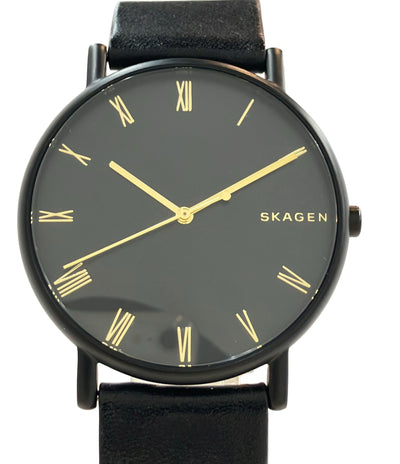 SKAGEN 腕時計 クオーツ ブラック SKW6489 メンズ スカーゲン
