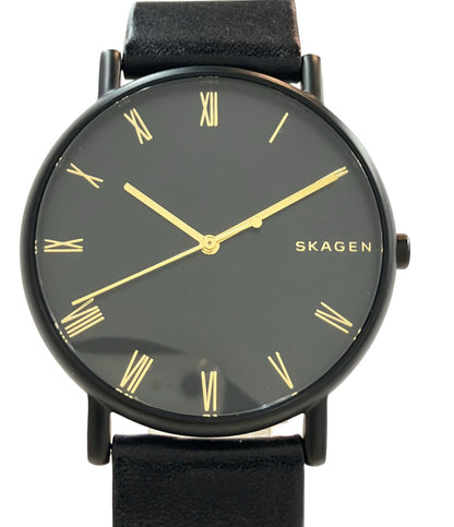 SKAGEN 腕時計 クオーツ ブラック SKW6489 メンズ スカーゲン