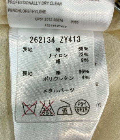 GUCCI タイトスカート クリーム エンボス加工 262134 ZY413 レディース SIZE 38 (M) グッチ