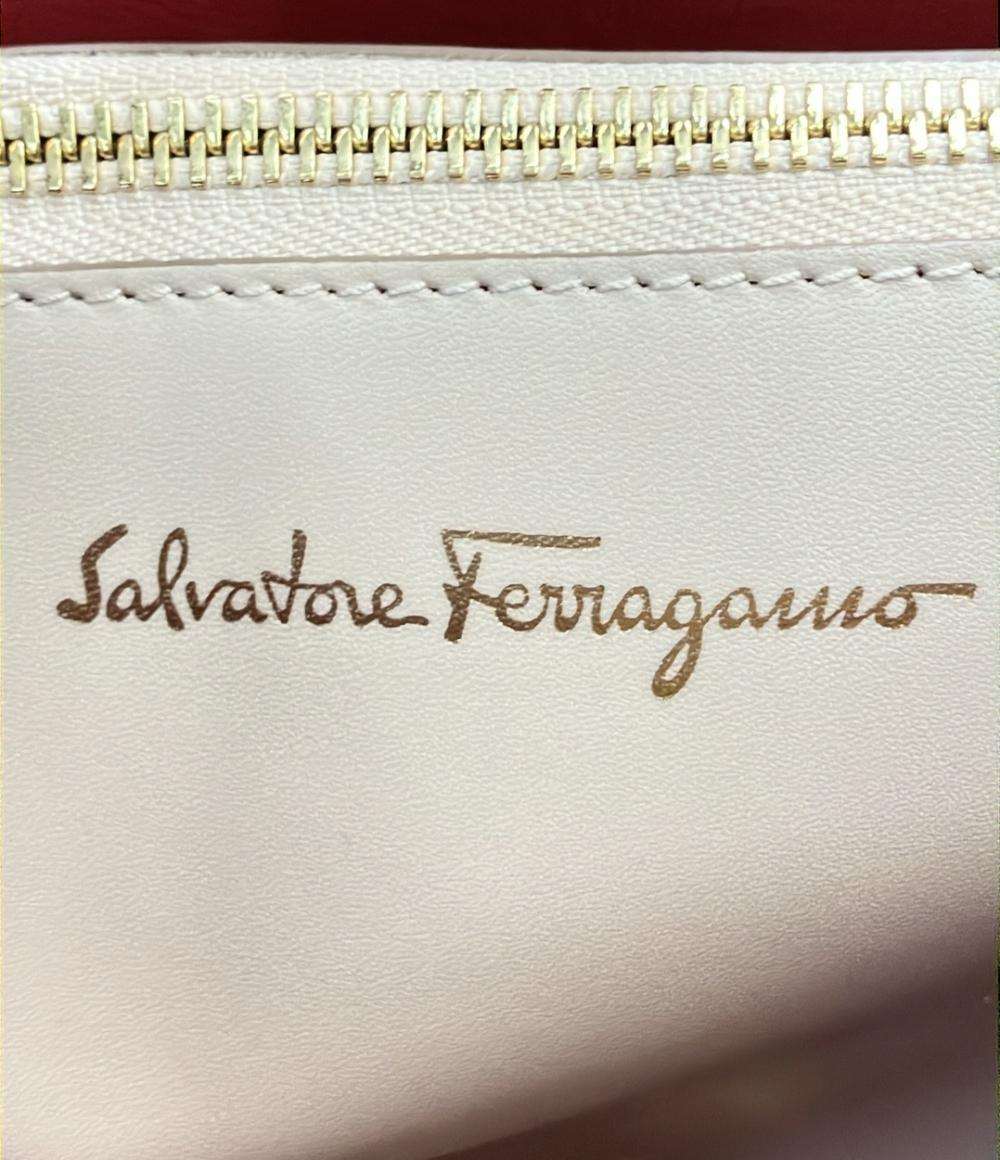 Salvatore Ferragamo✨スカートセットアップ　ガンチーニ　刻印 美品 Salvatore Ferragamo ハンドバッグ レザー ガンチーニ AU-21 D658