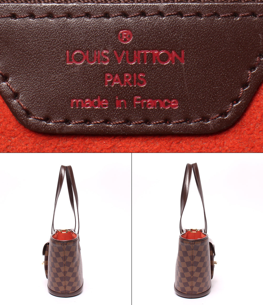 LOUIS VUITTON トートバッグ ショルダーバッグ 肩掛け マノスク PM ダミエ エベヌ N51121 レディース ルイ・ヴィトン
