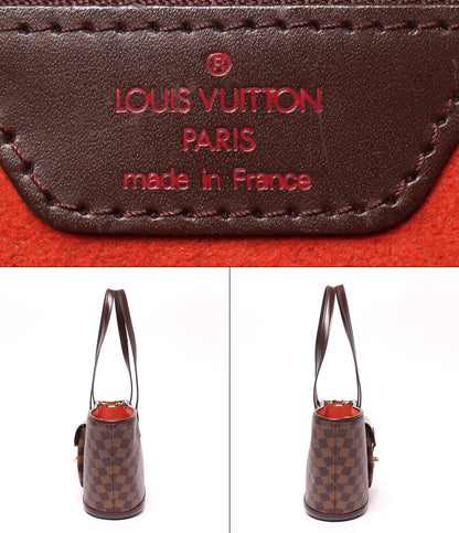 LOUIS VUITTON トートバッグ ショルダーバッグ 肩掛け マノスク PM ダミエ エベヌ N51121 レディース ルイ・ヴィトン