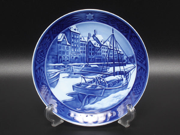 美品 Royal Copenhagen イヤープレート 飾り皿 18cm 2007 ロイヤルコペンハーゲン