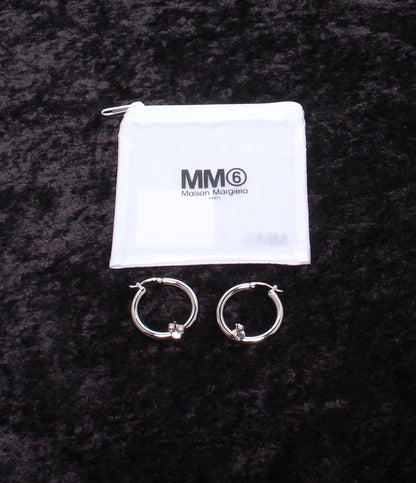 美品 エムエムシックス ピアス SV925 フープ レディース MM6