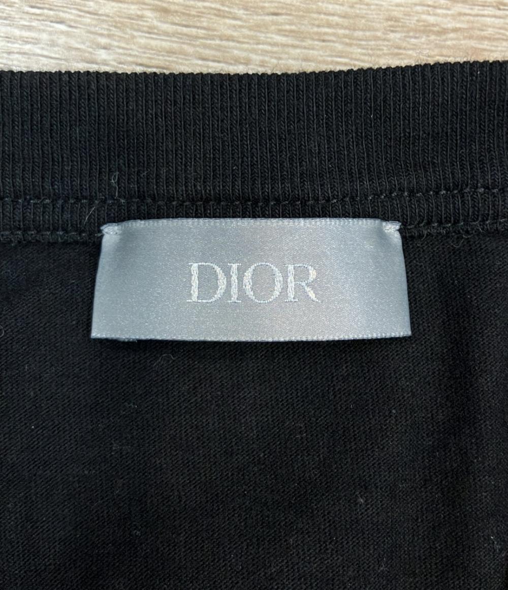 Christian Dior 長袖Tシャツ マルチカラーロゴ プリント 413J642A0817 メンズ SIZE L クリスチャンディオール