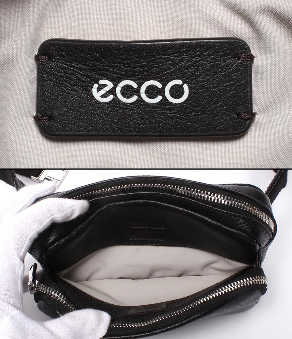 ecco レザーウエストポーチ Textureblock Waist Bag レディース メンズ エコー