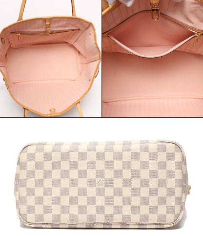 ルイ・ヴィトン トートバッグ ショルダーバッグ 肩掛け ローズバレリーヌ ネヴァーフルMM ダミエアズール N41605 レディース LOUIS VUITTON