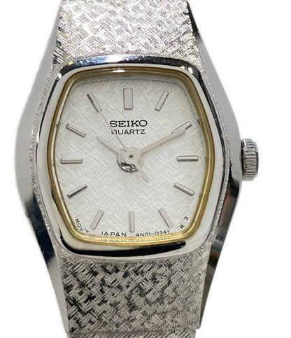 SEIKO 腕時計 クオーツ シルバー 4N01-5021 レディース セイコー
