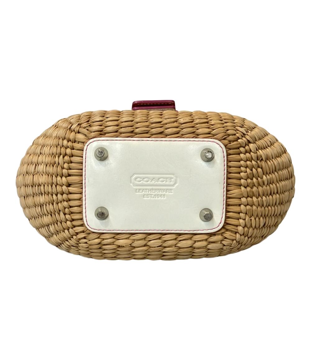 コーチ ハンドバッグ カゴバッグ ストローバッグ バタフライ 6270 レディース COACH