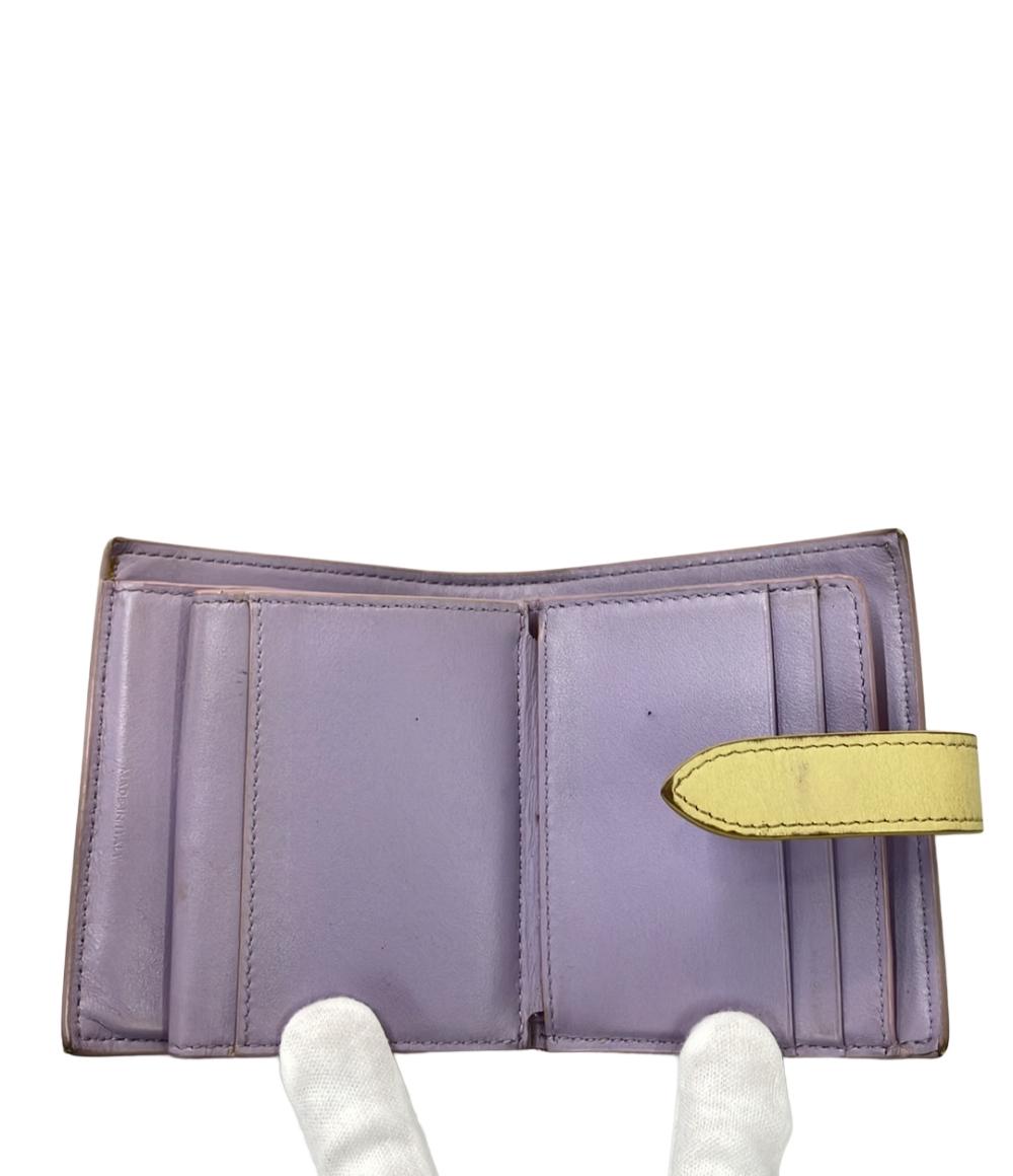 CELINE 二つ折り財布 スモールストラップウォレット レザー レディース セリーヌ