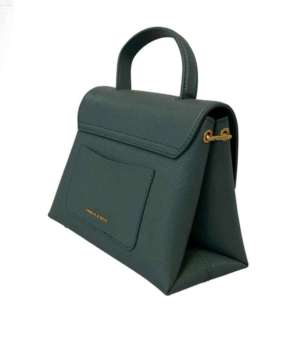 美品 CHARLES＆KEITH 2way ハンドバッグ ショルダーバッグ 斜め掛け レディース チャールズ＆キース