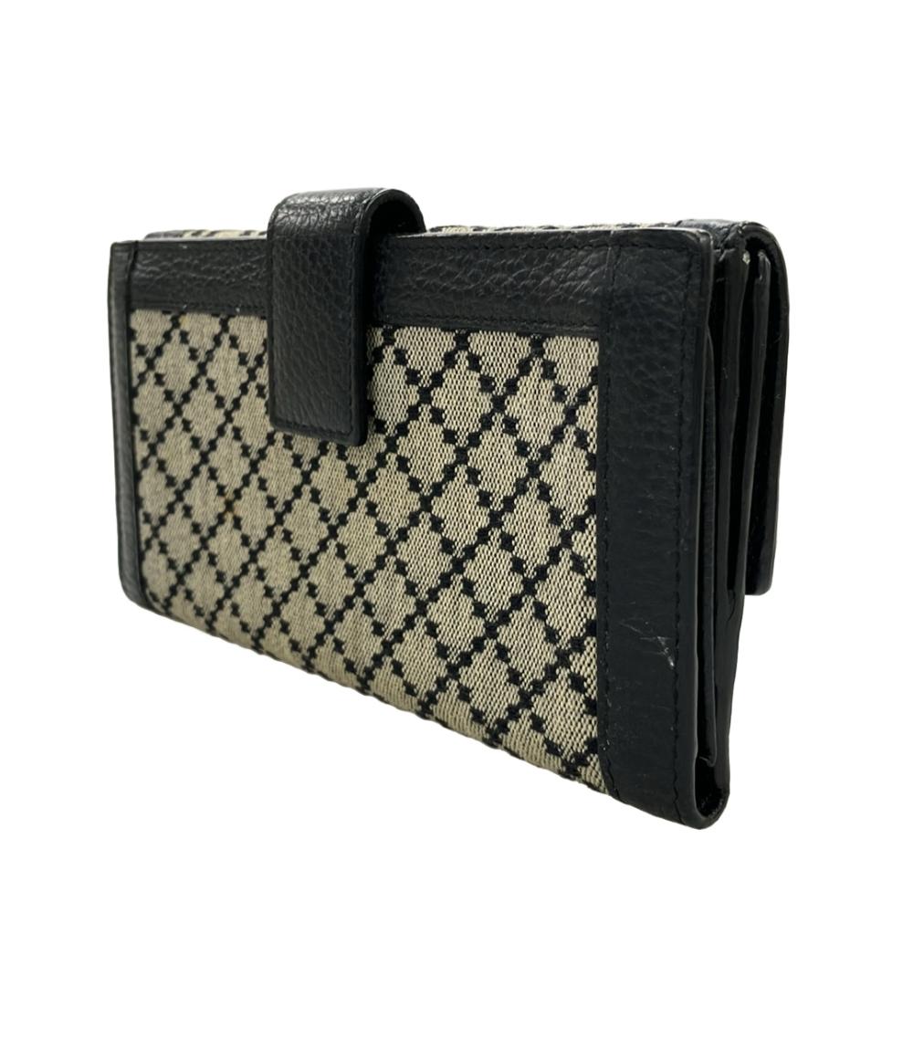 GUCCI ダブルホック 二つ折り財布 レザー ディアマンテ 231839 4276 レディース グッチ