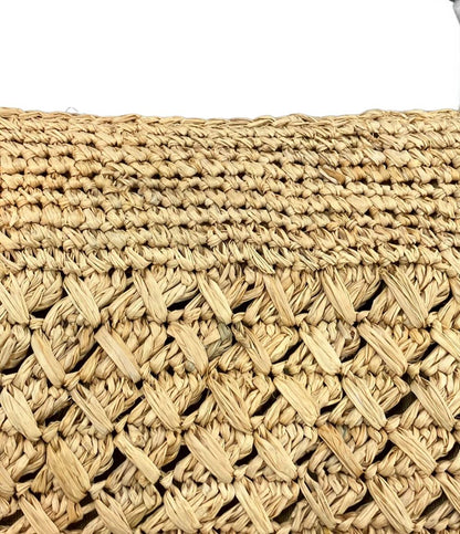 美品 アニエスベーボヤージュ トートバッグ 肩掛け ラフィア レディース Agnes b. VOYAGE