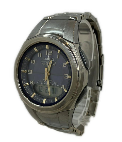 CASIO 腕時計 ウェーブセプター ソーラー WVA-400TJ メンズ カシオ