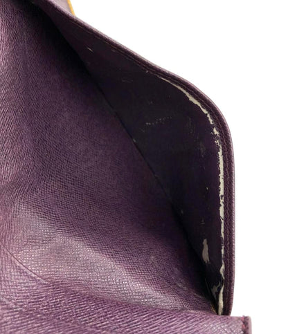 ルイ・ヴィトン 二つ折り札入れ長財布 ポルトカルトクレディ エピ M63219 レディース LOUIS VUITTON