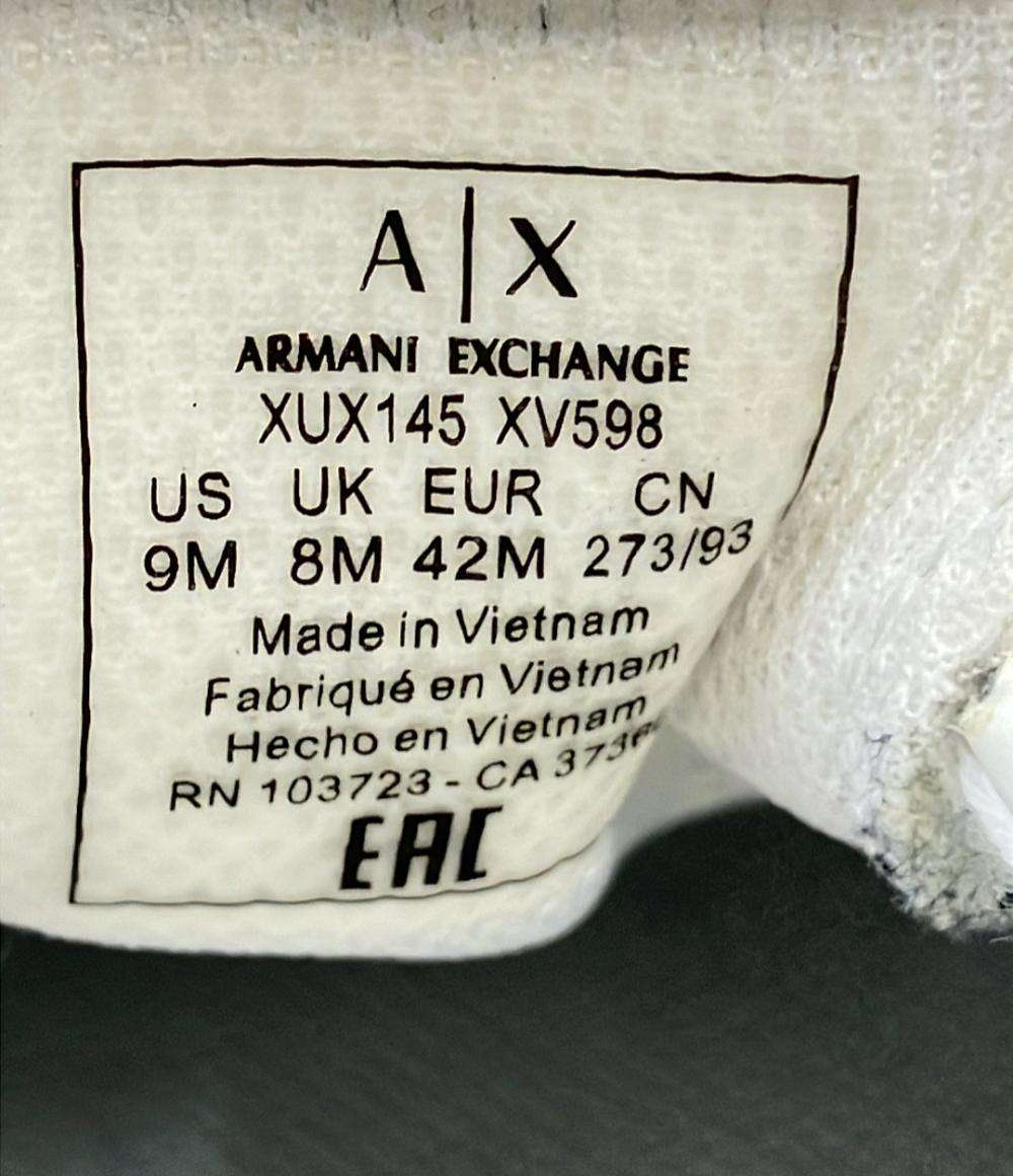 ARMANI EXCHANGE ローカットスニーカー メンズ SIZE US 9 (27cm) アルマーニエクスチェンジ