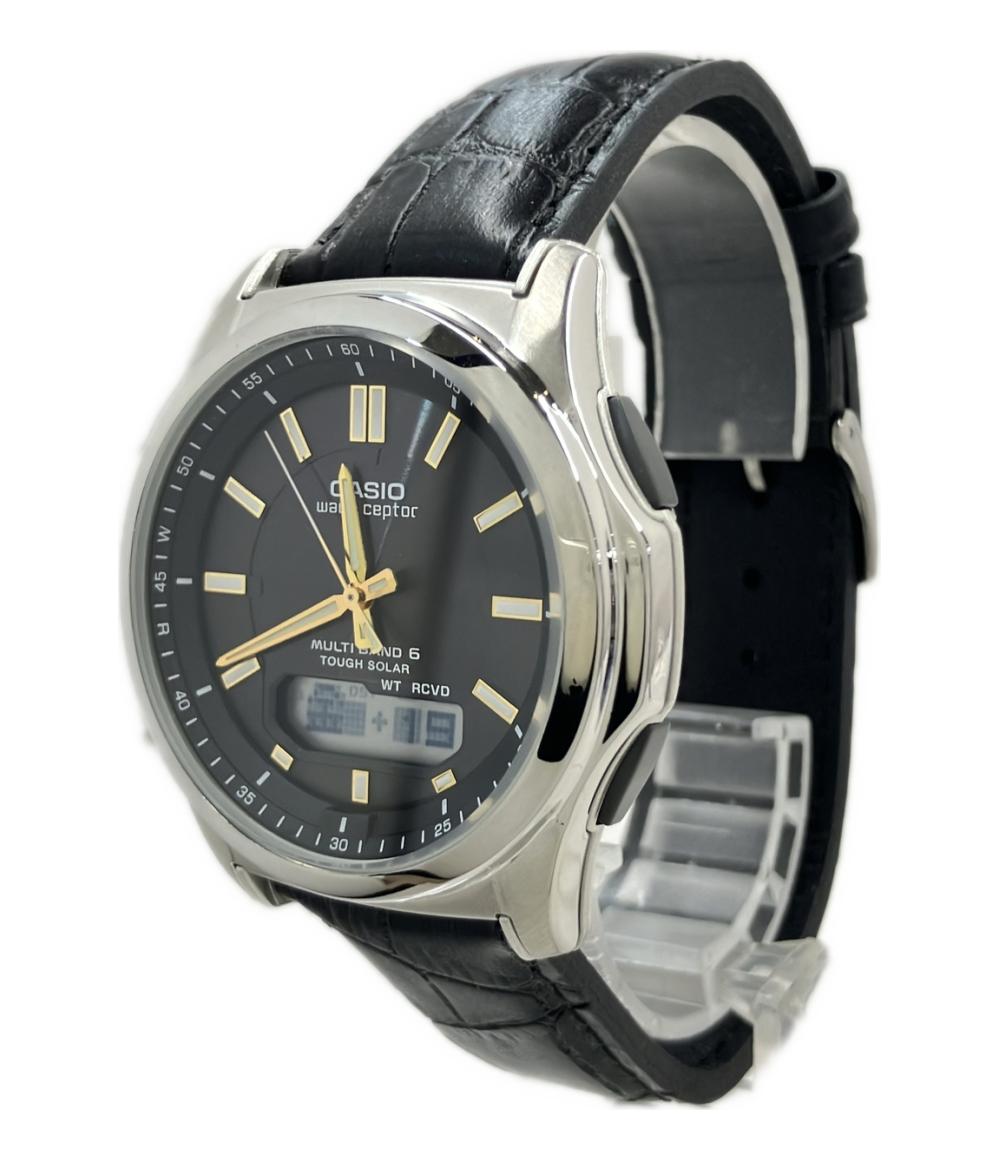 カシオ 腕時計 ソーラー ブラック WVA-M630 メンズ CASIO
