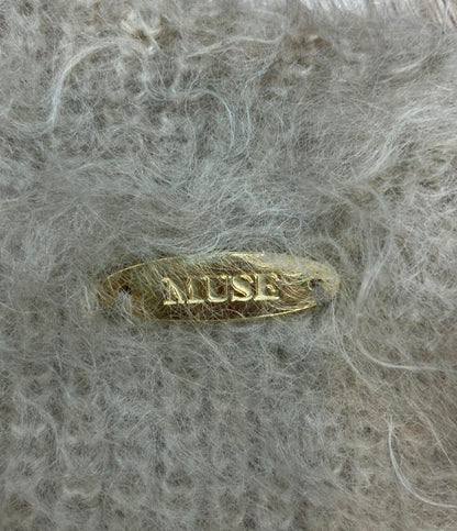 MUSE DEUXIEME CLASSE 長袖カーディガン  GY70  クールネック 23-080-520-4050-1-0 レディース ミューズ ドゥ ドゥーズィエム クラス