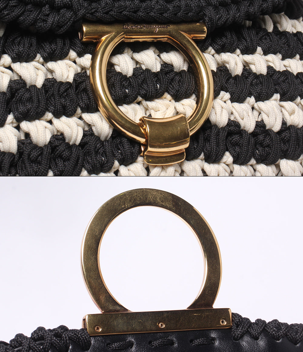 Salvatore Ferragamo 2WAY ハンドバッグ ショルダーバッグ 肩掛け 斜め掛け マーゴット ガンチーニ レディース サルヴァトーレフェラガモ